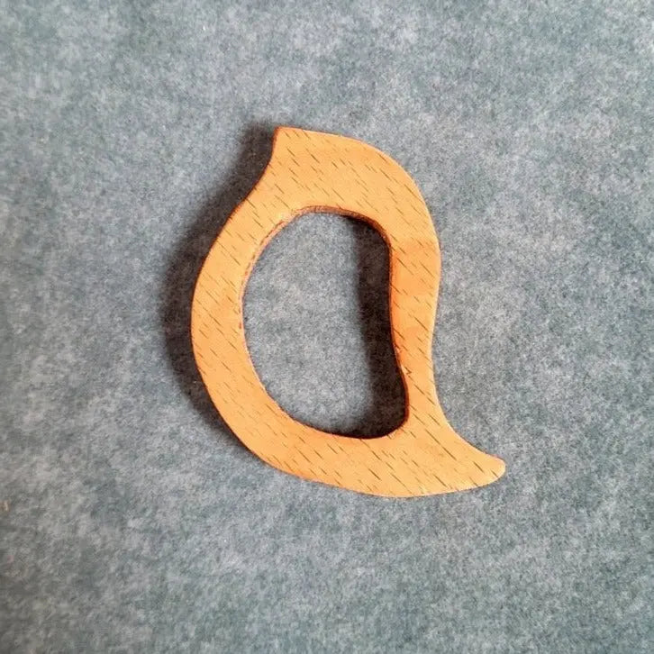 Sparrow Teether (set of 2) | Organic Teether | Wooden Teether | Beech Wood Teether | Natural Teething Toy Organic Toys