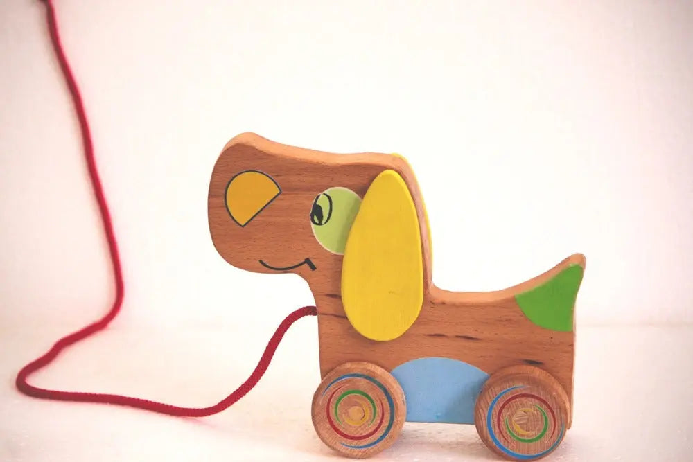 Wooden Push/Pull Labrador Doggy Toy | Wooden Pullalong Toy | Natural Toy | Wooden Toy Organic Toys