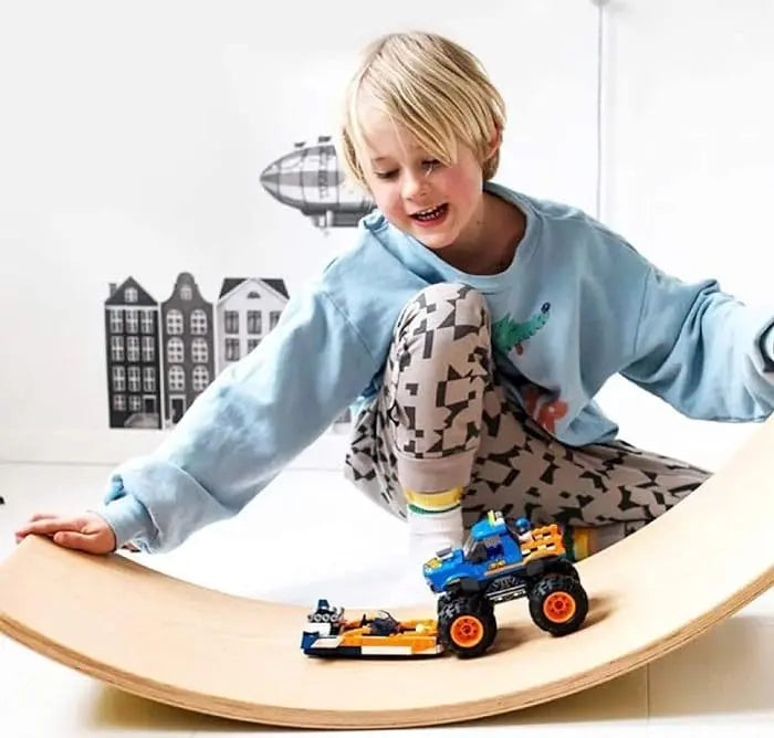 Wobble Board/ Balance Board (Montessori Developmental Toy) | Free Play Toy | Waldorf Rocking Toys Organic Toys