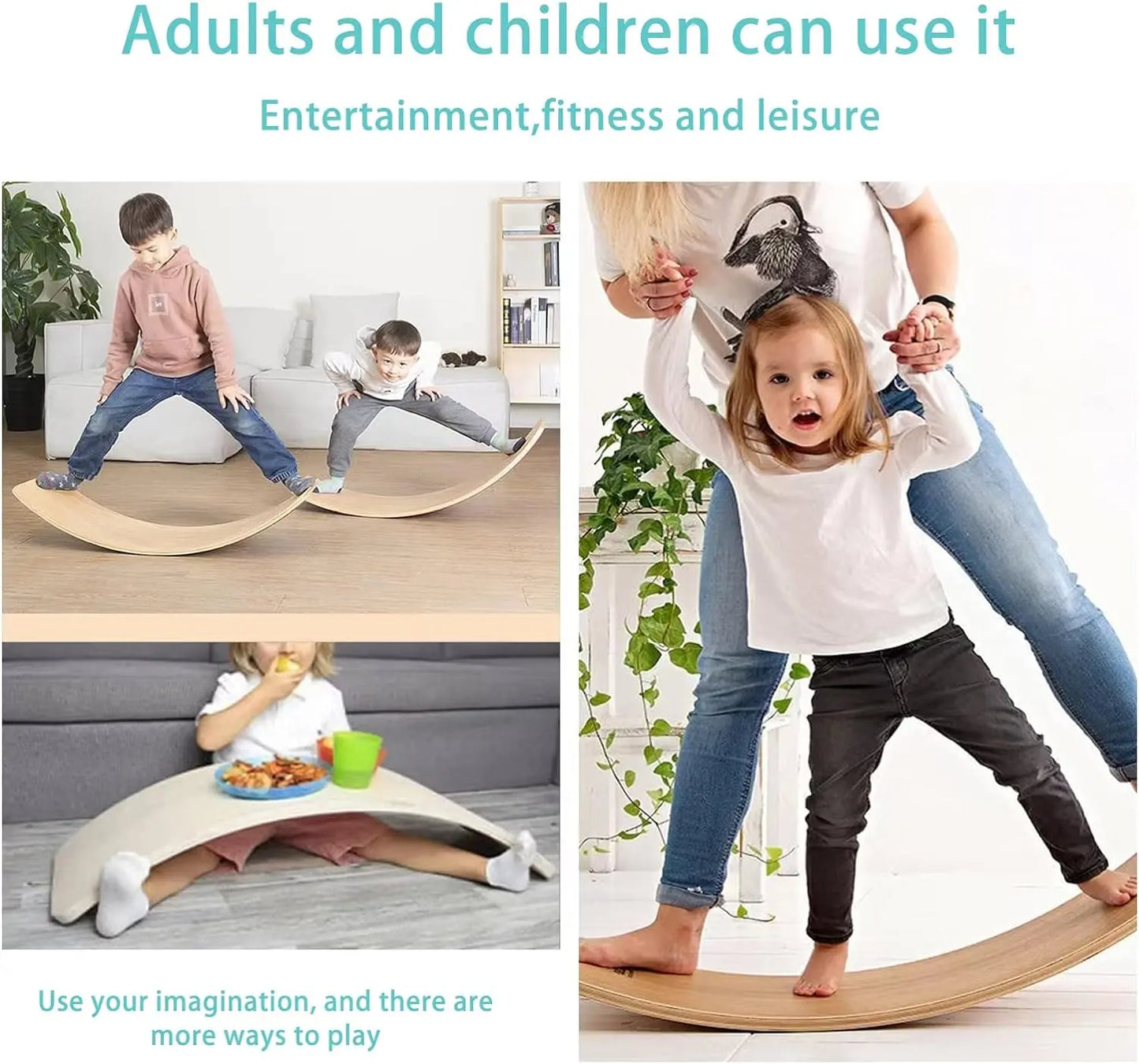 Wobble Board/ Balance Board (Montessori Developmental Toy) | Free Play Toy | Waldorf Rocking Toys Organic Toys