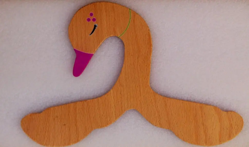 Swan Kids Cloth Hanger | Wardrobe Organizer | Kids Cloth Hanger | Kids Room Decor | New Baby Gift Organic Toys