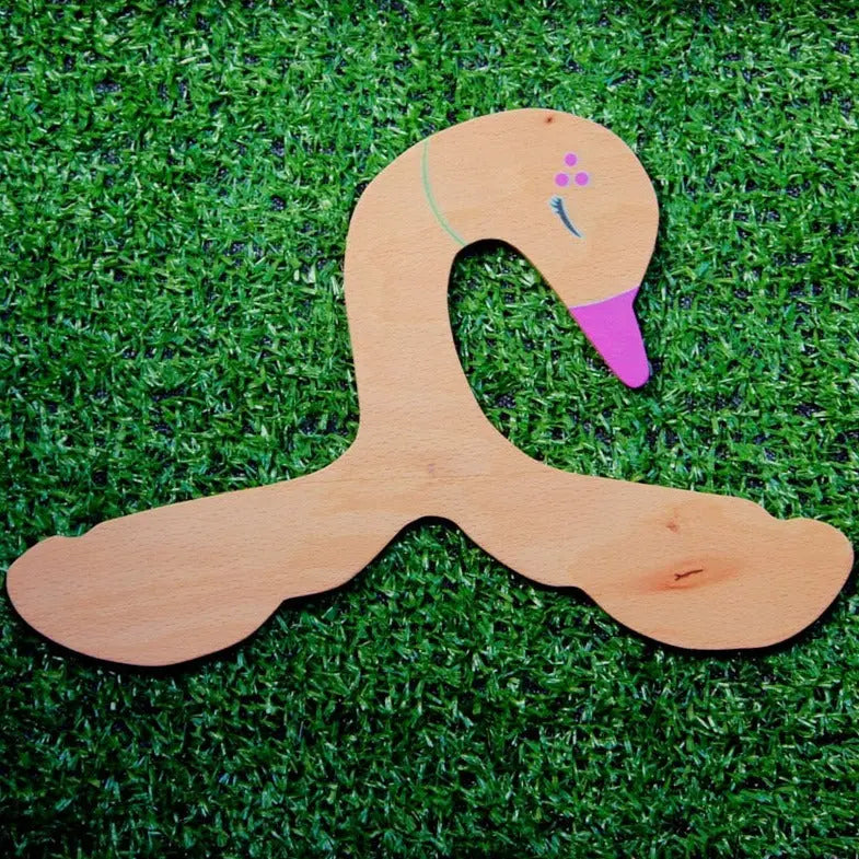 Swan Kids Cloth Hanger | Wardrobe Organizer | Kids Cloth Hanger | Kids Room Decor | New Baby Gift Organic Toys