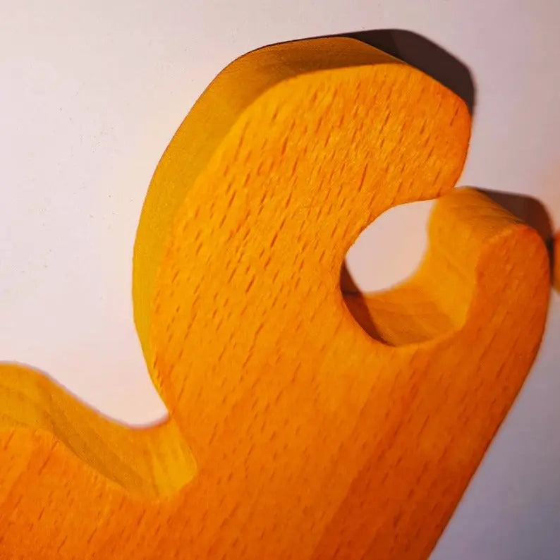 Squirrel Brain Teaser Jigsaw Puzzle (8 piece puzzle)| Wooden Interlocking Blocks Puzzle | Organic Toy for Brain Development Organic Toys