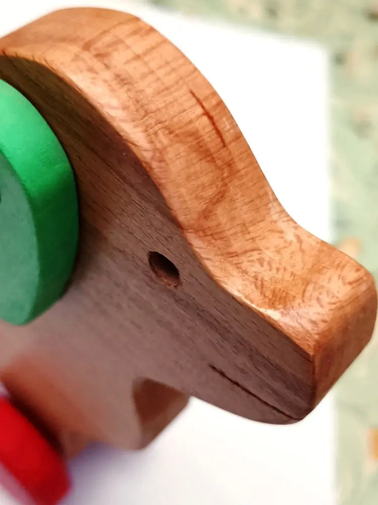 Max-A Cute Puppy Pull Along Toy (with Pull Chord, Holding Piece) | Wooden Push/Pull Toy | Wooden Pull Along Puppy | Wooden Pull Aalong Toy Organic Toys