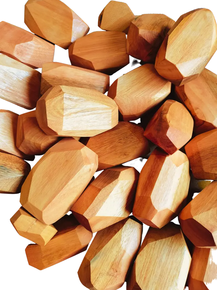 Zen Balancing Blocks set of 10 unique piece (1 large, 7 medium, 2 small) | Wooden Balancing Blocks | Wooden Zen Blocks Organic Toys
