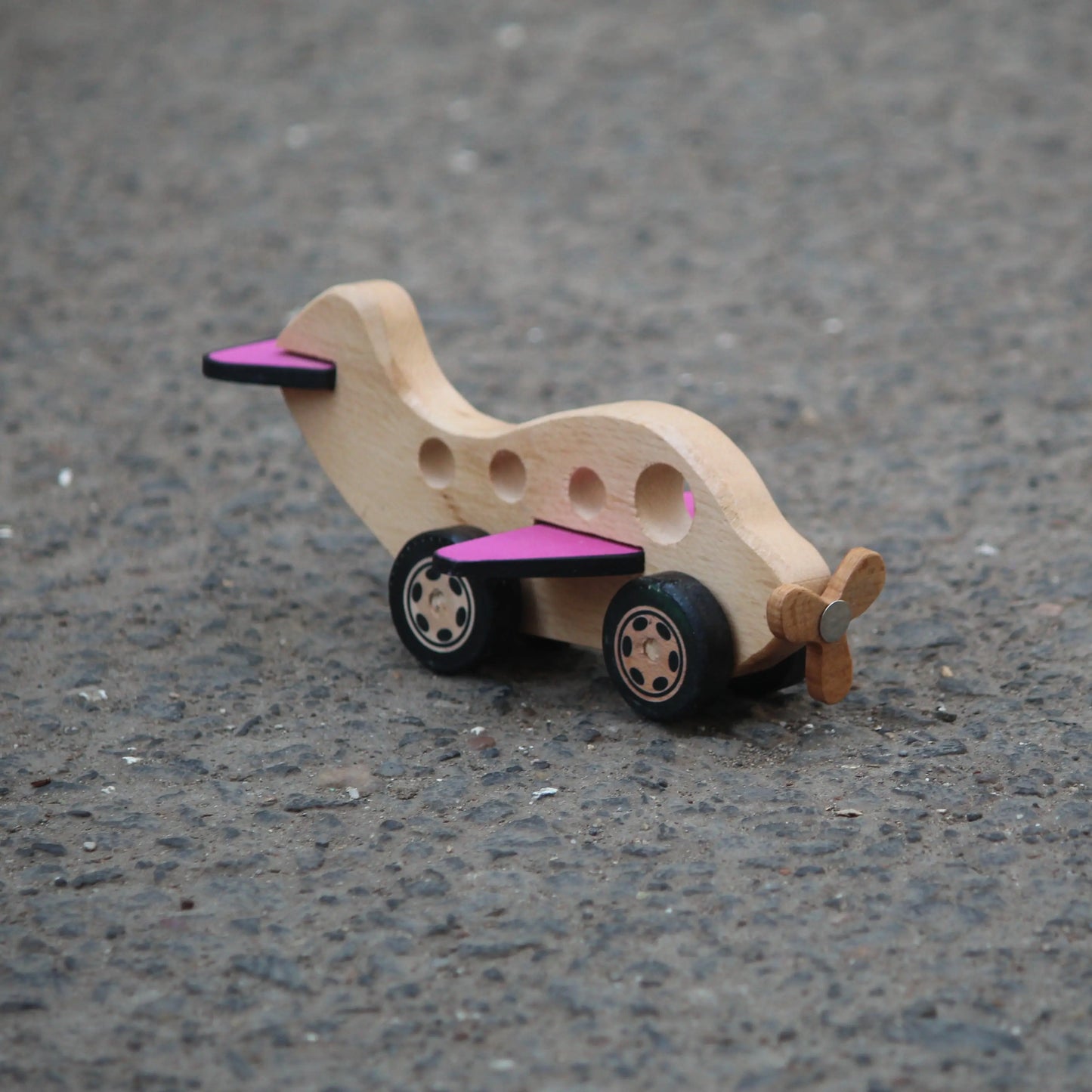 Wooden Airplane Push/pull Toy| Toy Vehicle| Wooden Airplane| Organic Toy Organic Toys