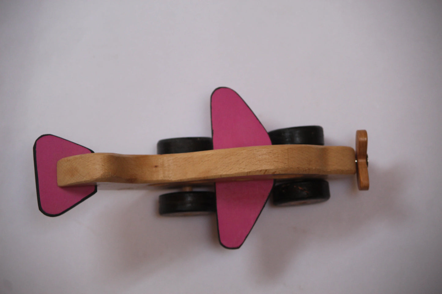 Wooden Airplane Push/pull Toy| Toy Vehicle| Wooden Airplane| Organic Toy Organic Toys
