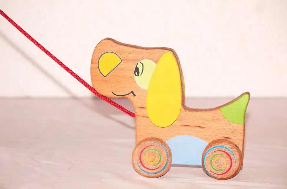 Wooden Push/Pull Labrador Doggy Toy | Wooden Pullalong Toy | Natural Toy | Wooden Toy Organic Toys