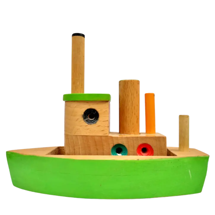 Kids Boat (Pretend play and Decorative Boat) | Pretend Play Bat Organic Toys
