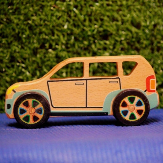 Wooden SUV Car Toy | Pretend play Car | Collectible CAR | Push/Pull Car | Wooden Car | Natural Toy