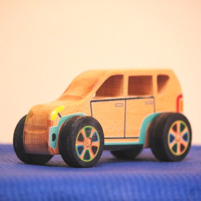 Wooden SUV Car Toy | Pretend play Car | Collectible CAR | Push/Pull Car | Wooden Car | Natural Toy