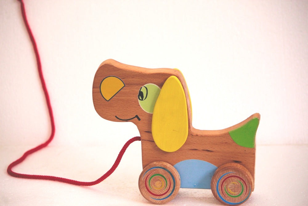 Wooden Push/Pull Labrador Doggy Toy | Wooden Pullalong Toy | Natural Toy | Wooden Toy