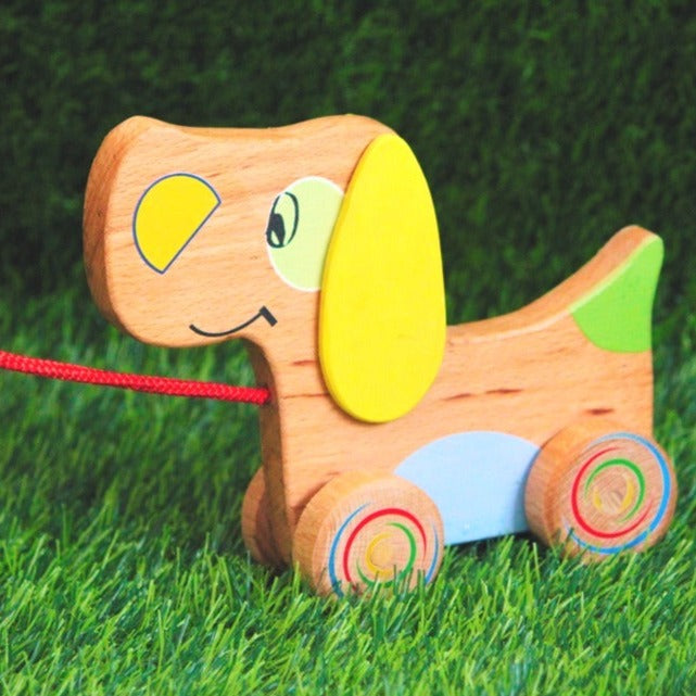 Wooden Push/Pull Labrador Doggy Toy | Wooden Pullalong Toy | Natural Toy | Wooden Toy