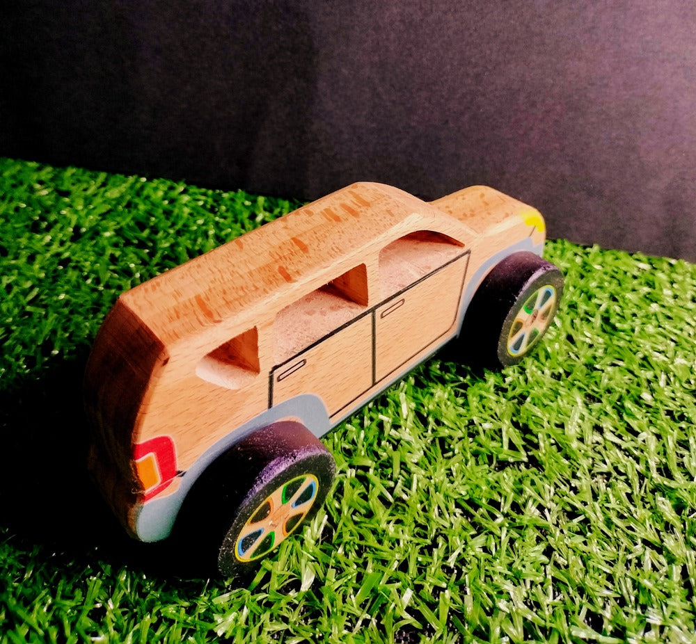 Wooden SUV Car Toy | Pretend play Car | Collectible CAR | Push/Pull Car | Wooden Car | Natural Toy