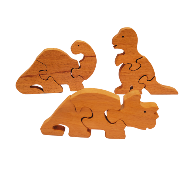 Educational Pre-school Dinosaurs mini puzzle | Jigsaw Puzzle | Brain Booster Puzzle| Beach Wood Puzzles